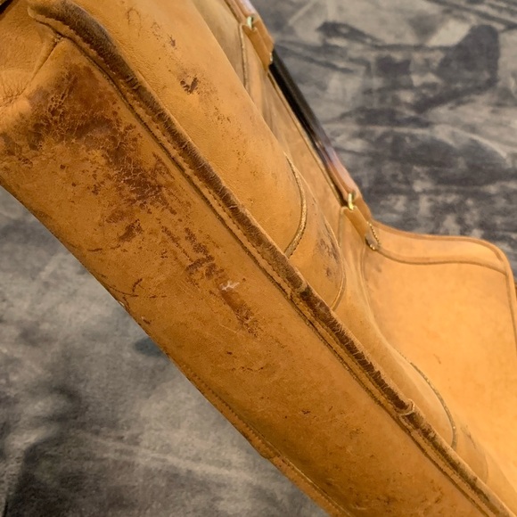 Vintage Coach British Tan Embassy Briefcase Messenger Bag Leather Brown - Picture 10 of 16